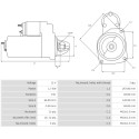 Startmotor Citroën BX 16 1.9-1