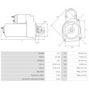 Startmotor Renault MASCOTT 110.35 2.8-1