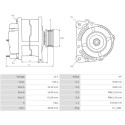 Generator Opel MOVANO 2.5-1