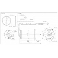 62Y-43880-01 Moteur de Trim Yamaha 40 à 100CV 2T et 4T